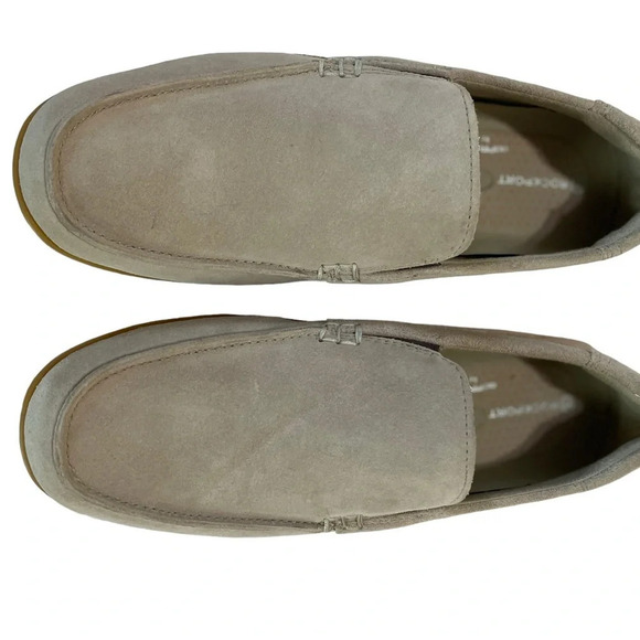 Rockport Adiprene By Adidas Beige Suede Boat Loafers US 9.5. - Picture 12 of 16